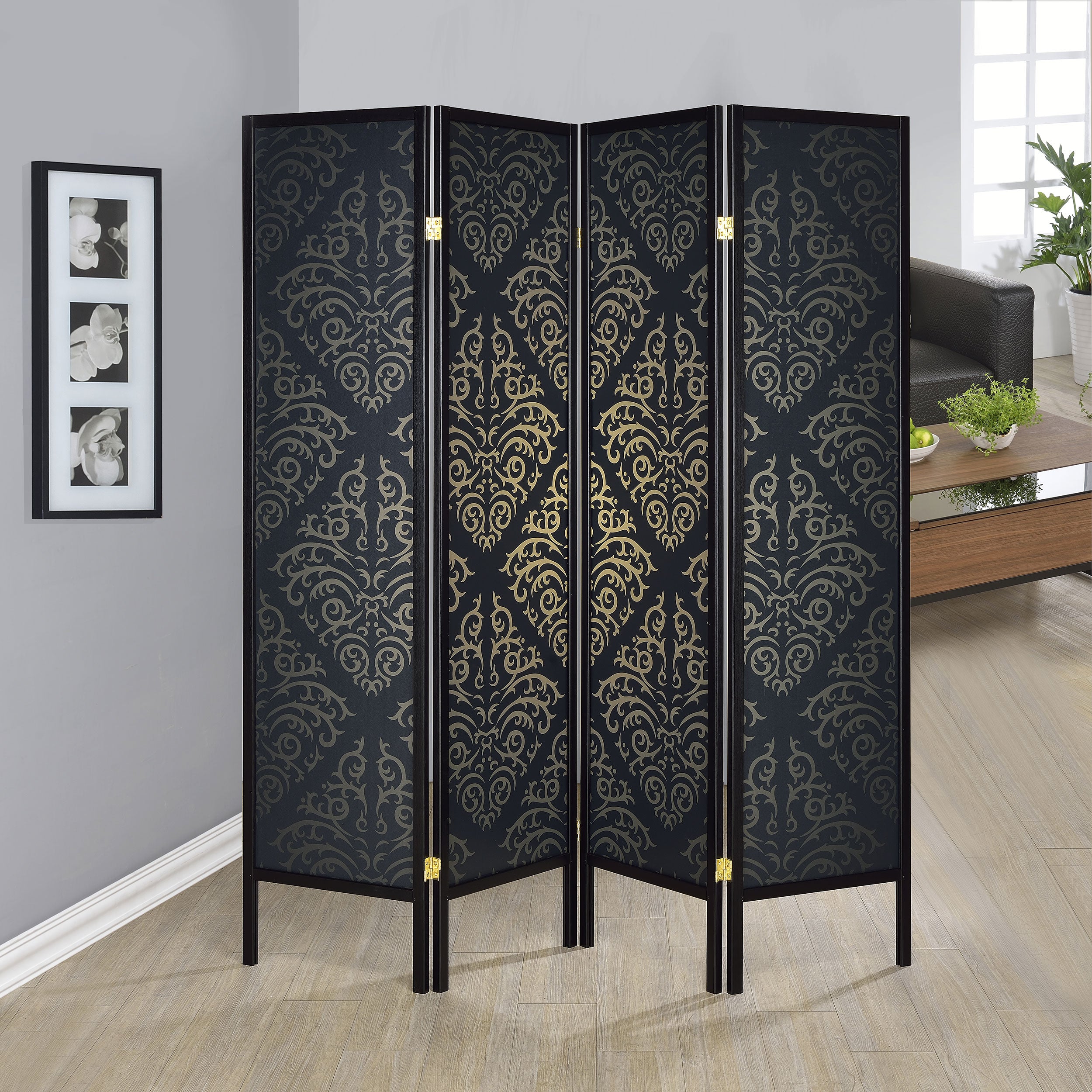 Haidera Four-Panel Room Divider - Luxury Home Furniture (MI)
