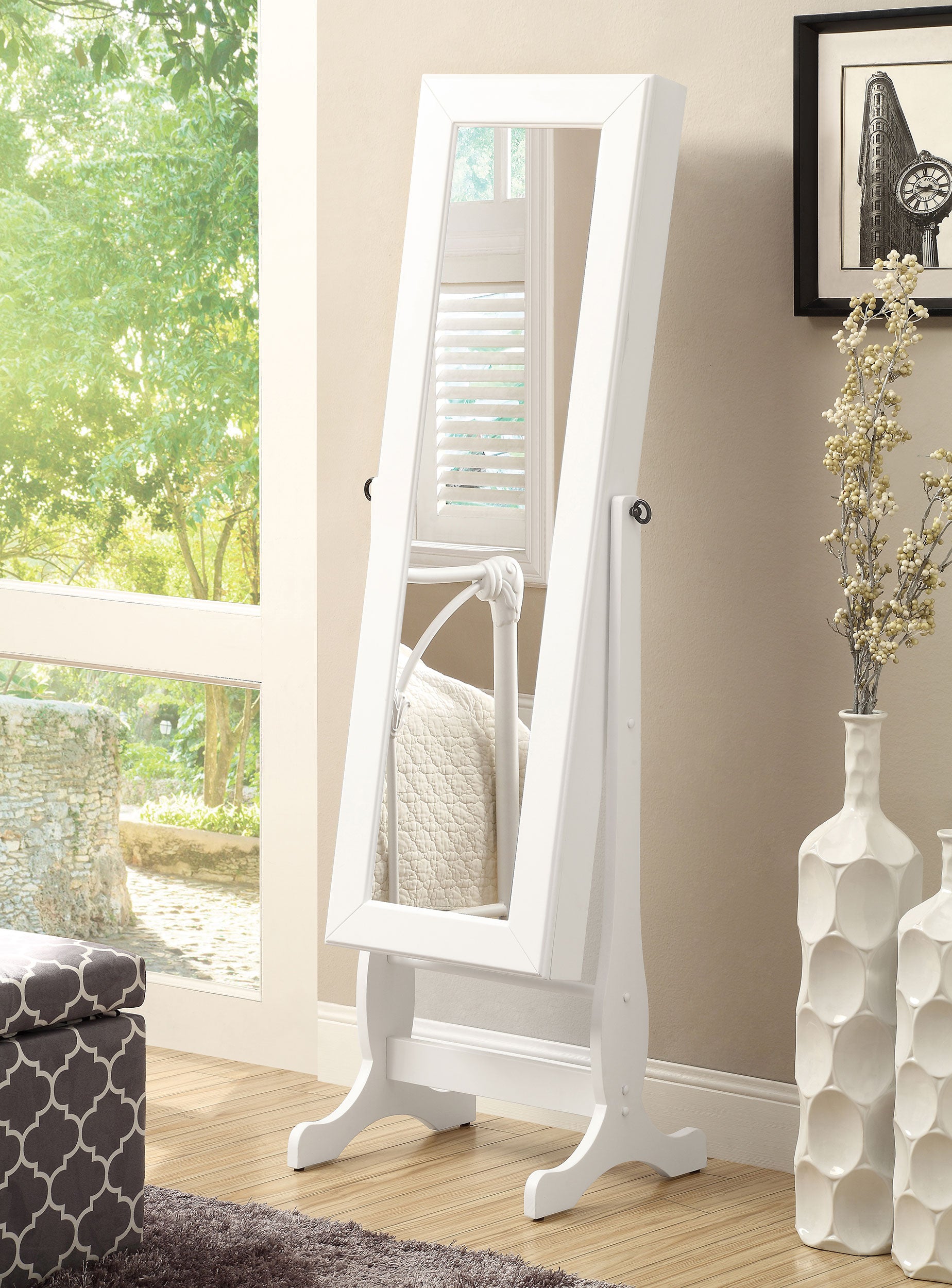 Batista Jewelry Cheval Mirror - Luxury Home Furniture (MI)
