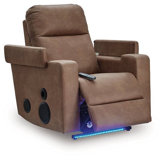 Lorrenton Power Glider Recliner with Audio System - Luxury Home Furniture (MI)