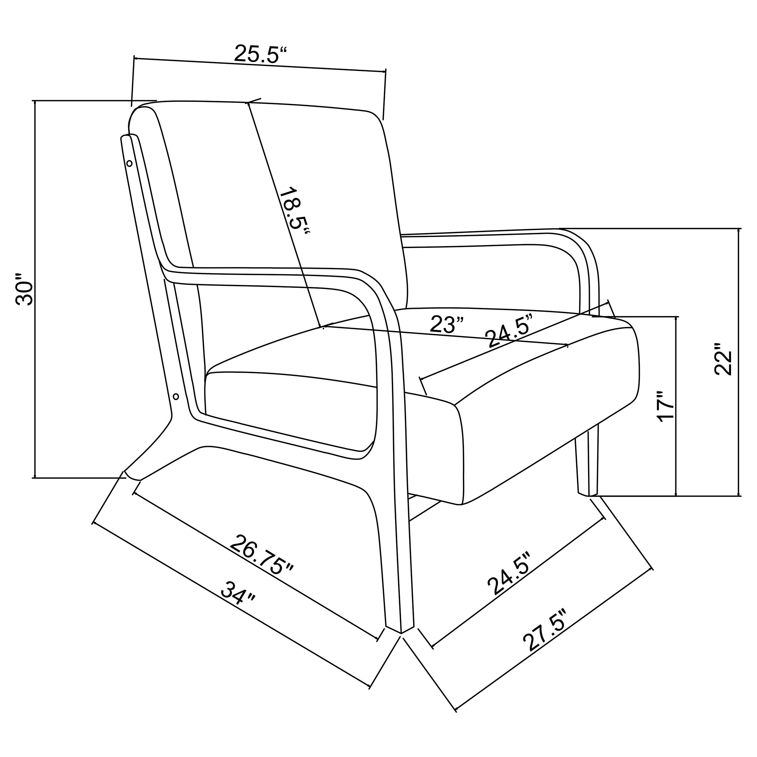 Foster Accent Chair - Luxury Home Furniture (MI)