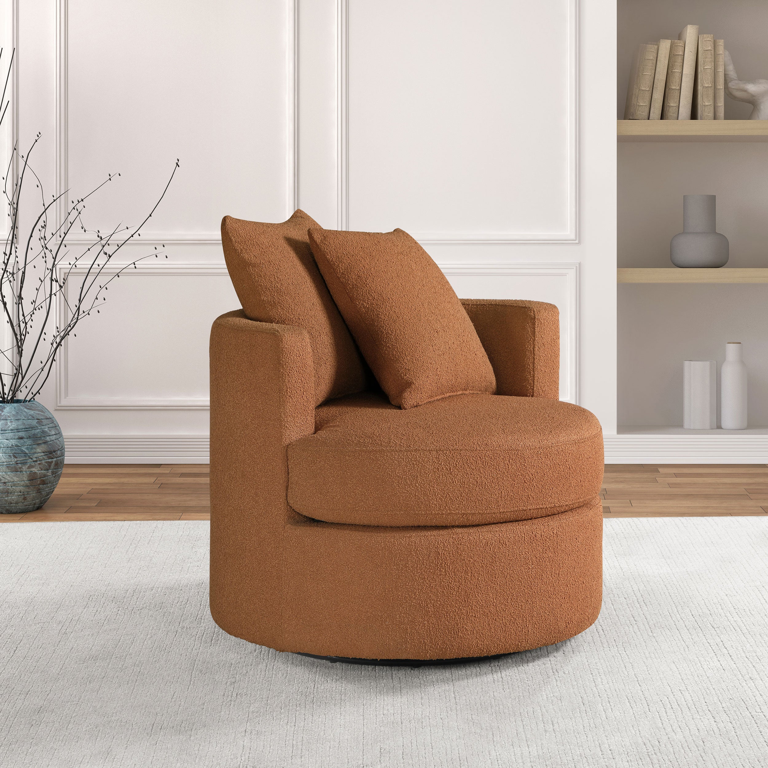 Debbie Swivel Accent Chair - Luxury Home Furniture (MI)