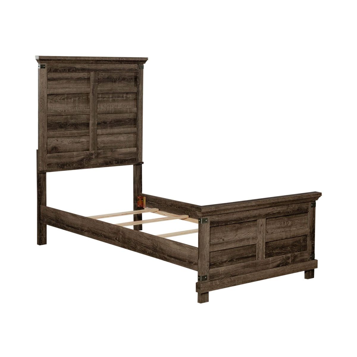 Liberty Furniture Lakeside Haven Opt Twin Panel Bed in Brownstone 903-BR-TPB - Luxury Home Furniture (MI)