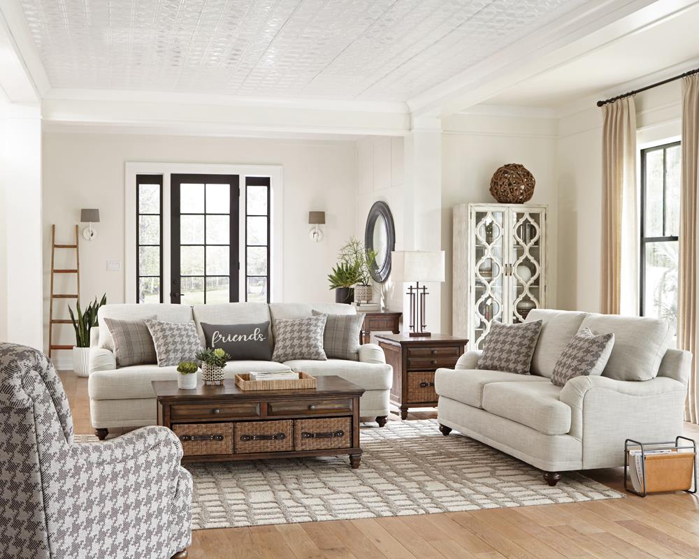 Glenn Upholstered Accent Chair Grey - Luxury Home Furniture (MI)