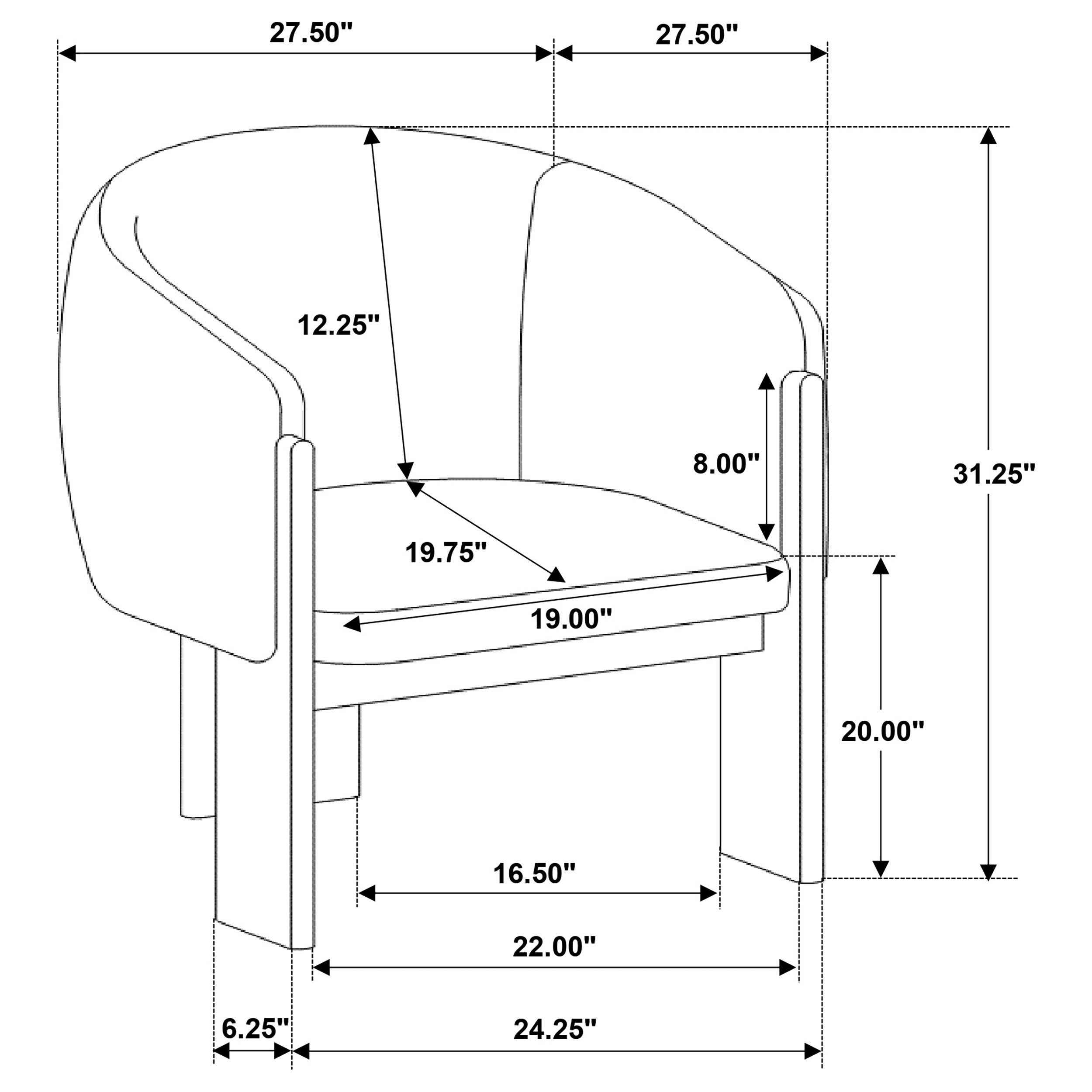 Valdez Accent Chair - Luxury Home Furniture (MI)
