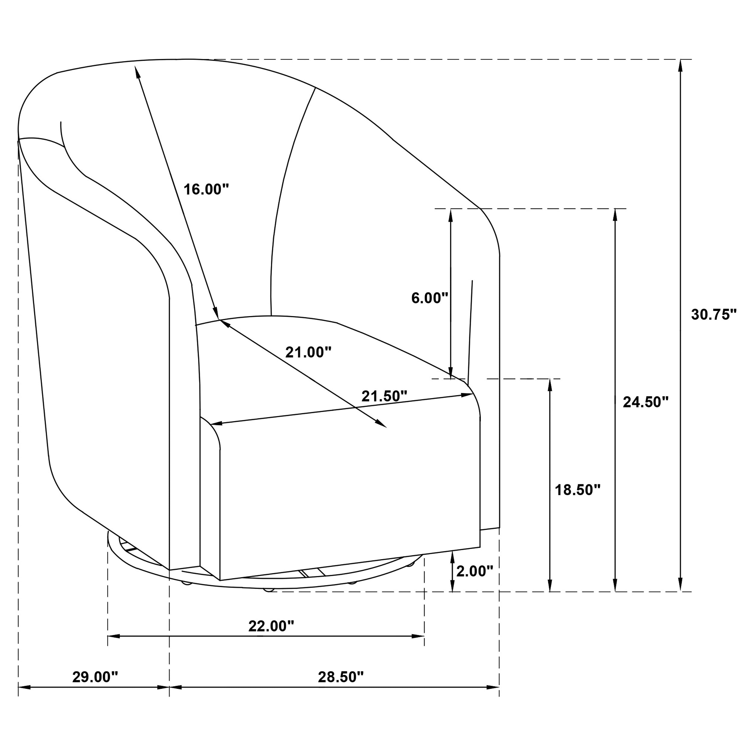 Mossbrook Swivel Accent Chair - Luxury Home Furniture (MI)