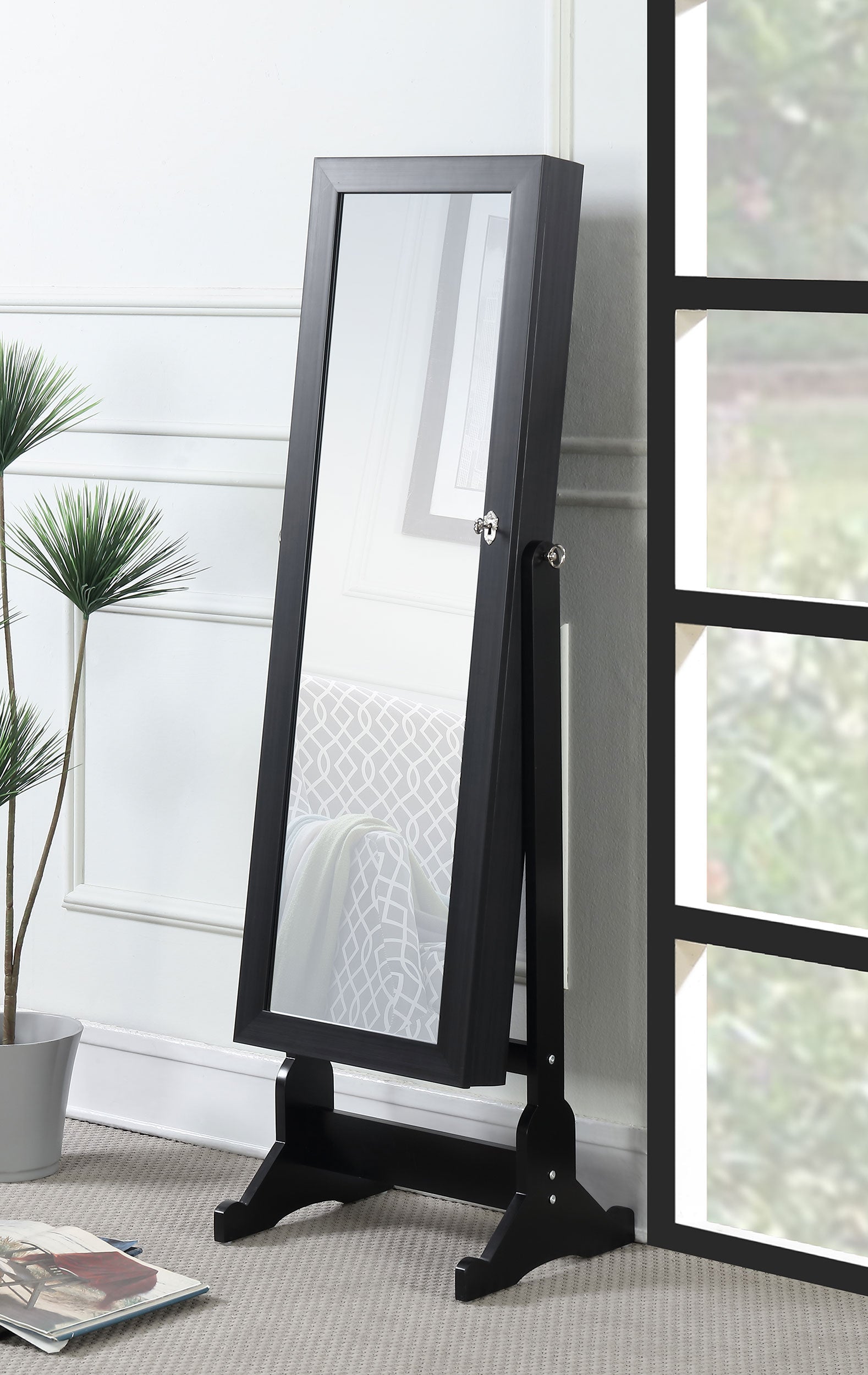 Tutuola Jewelry Cheval Mirror - Luxury Home Furniture (MI)