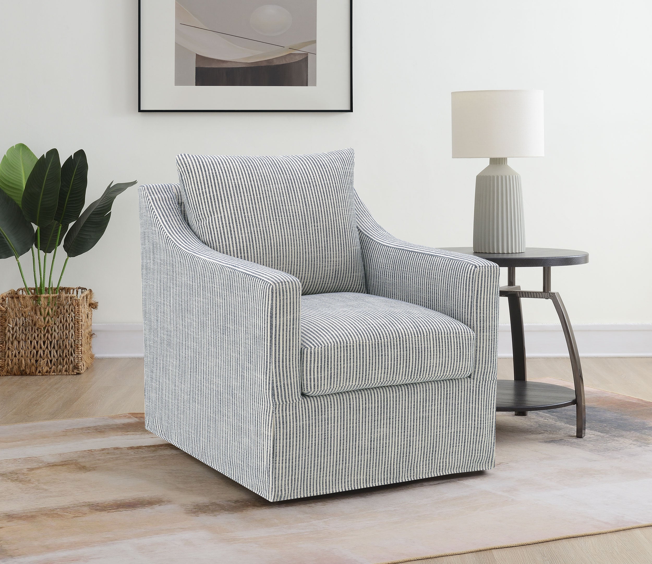 Winter Swivel Accent Chair - Luxury Home Furniture (MI)