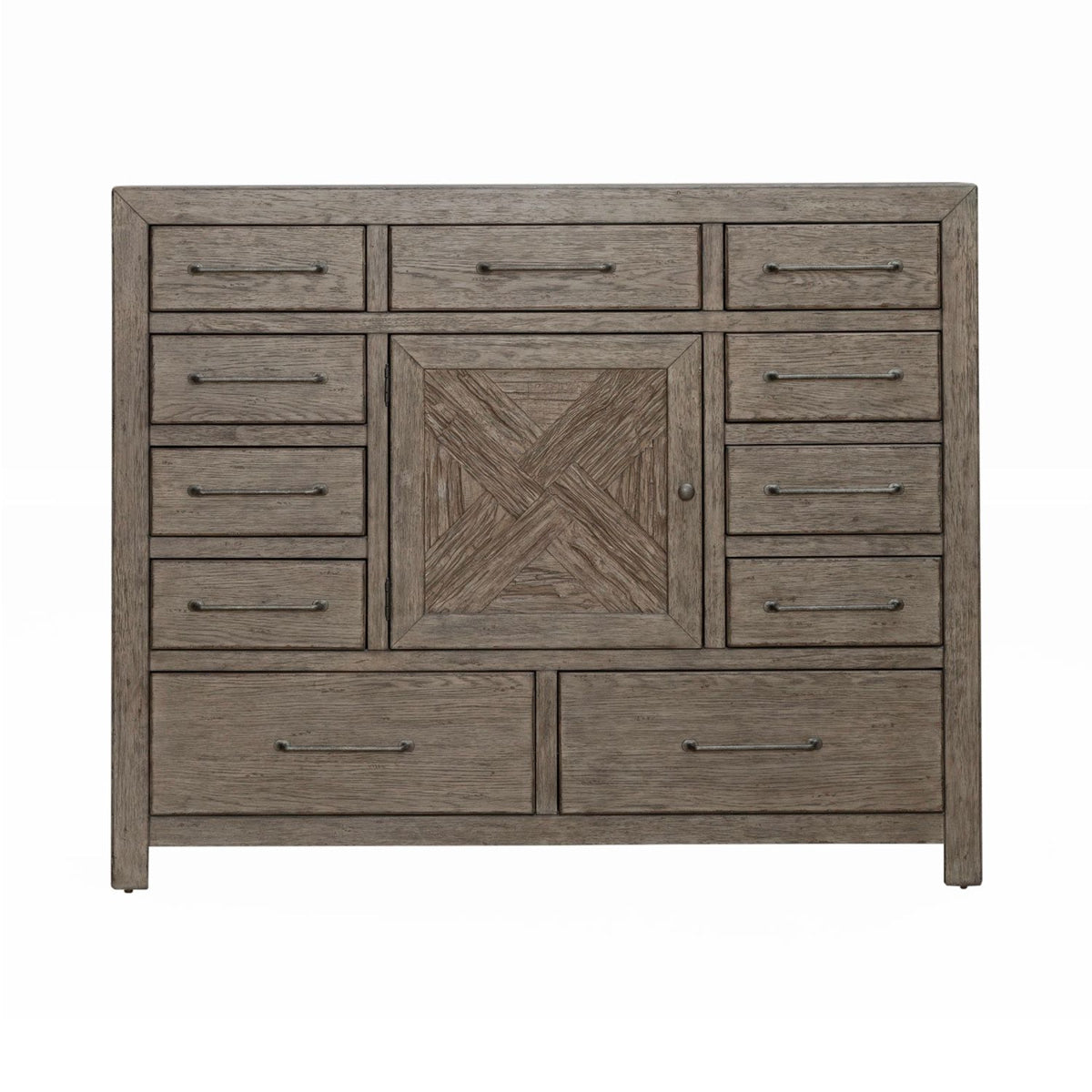 Liberty Furniture Skyview Lodge Chesser in Cobblestone