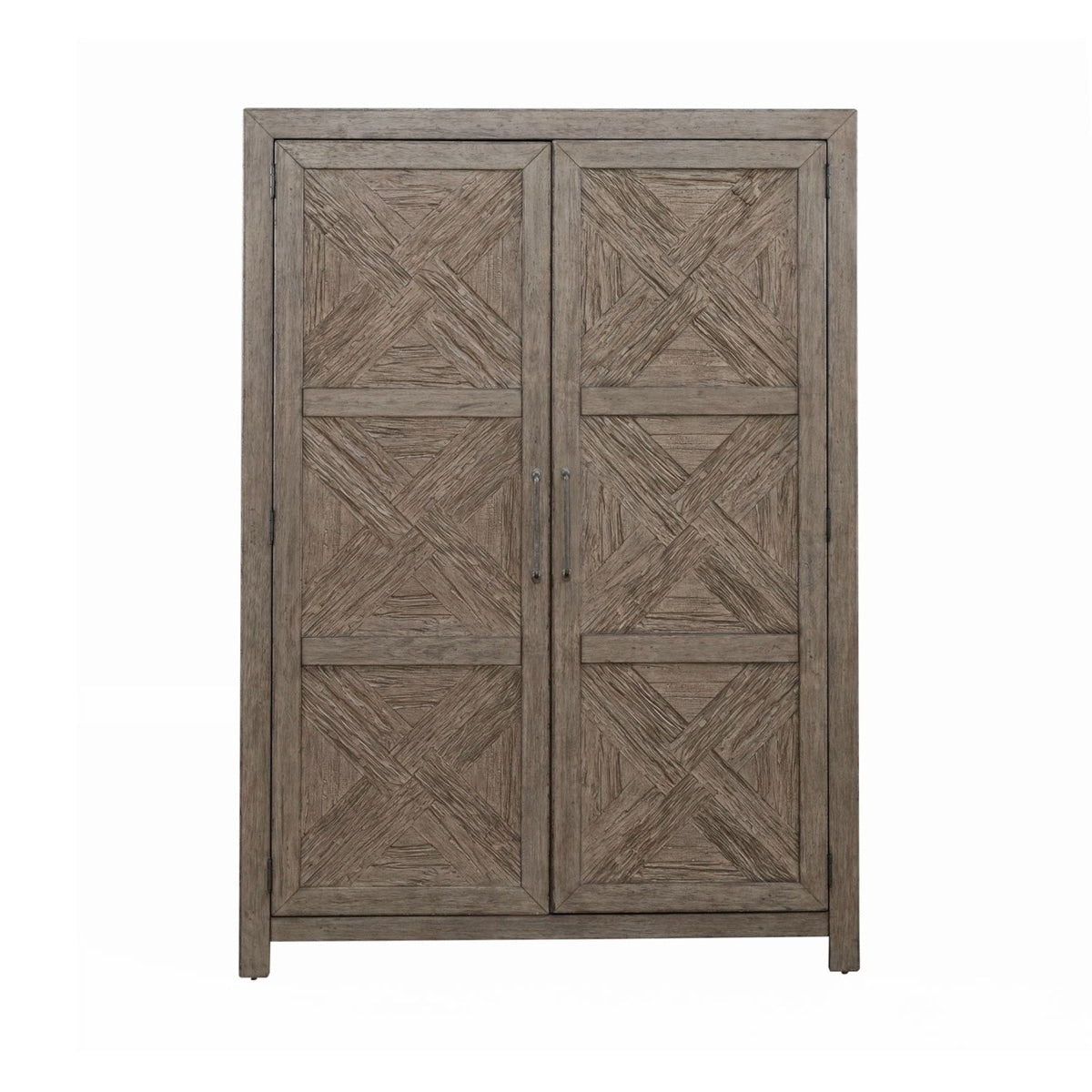 Liberty Furniture Skyview Lodge Armoire in Cobblestone - Luxury Home Furniture (MI)