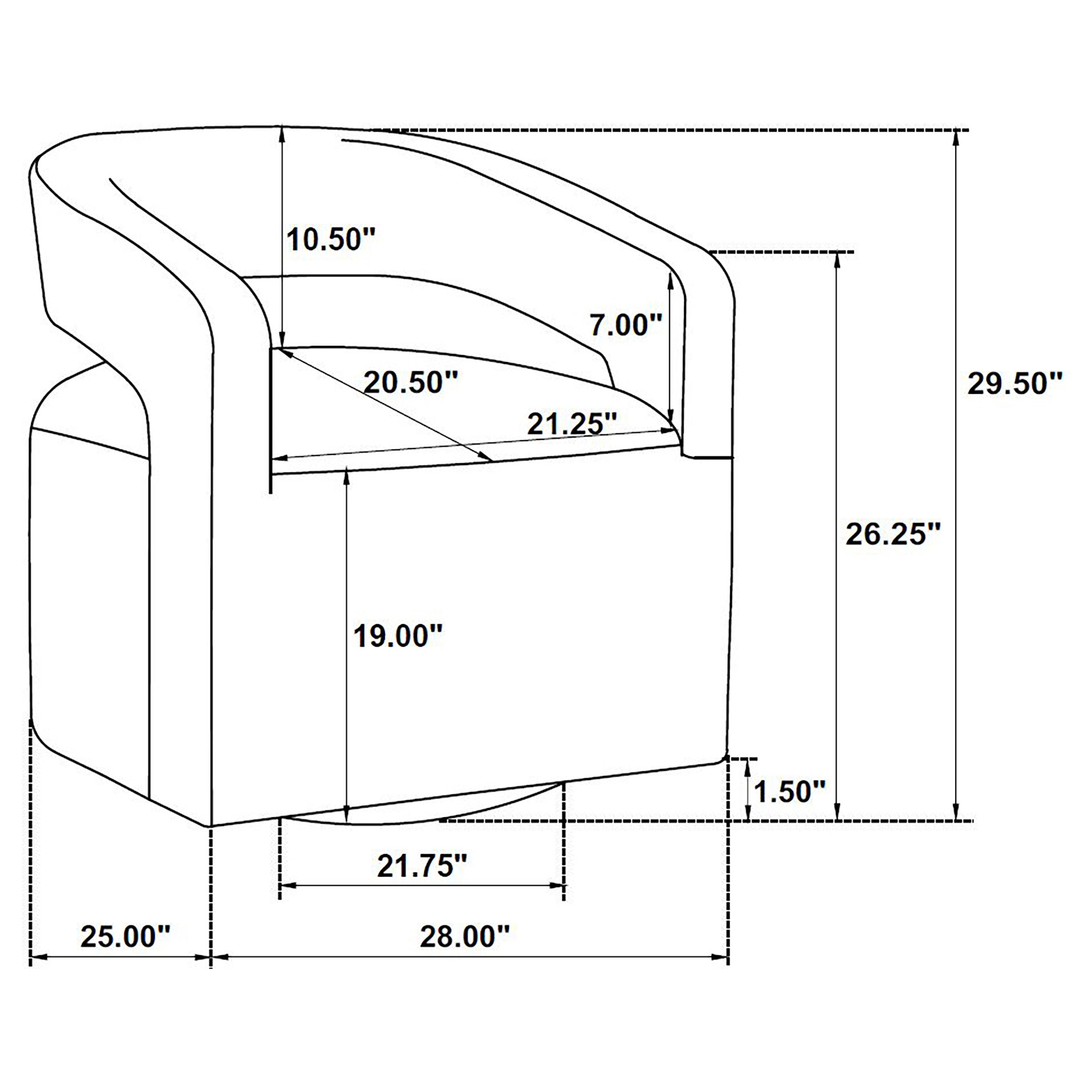 Westhill Swivel Accent Chair - Luxury Home Furniture (MI)
