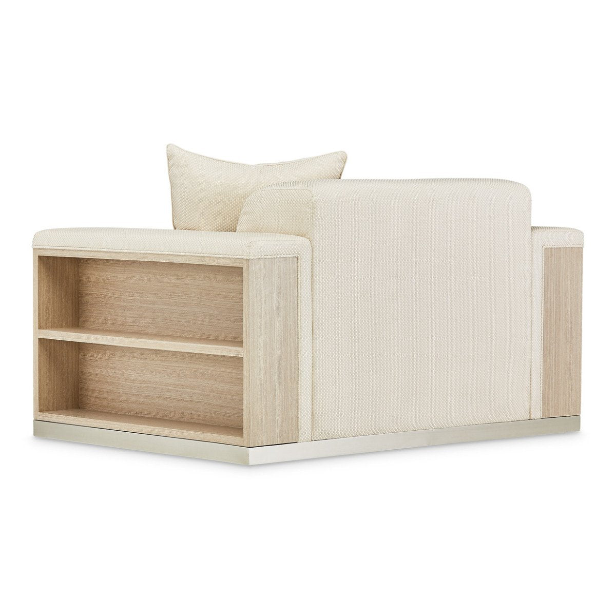 AICO Laguna Ridge Chair and Half in Washed Oak - Luxury Home Furniture (MI)