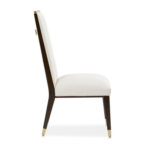 AICO Belmont Place Side Chair (Set of 2) in Espresso - Luxury Home Furniture (MI)