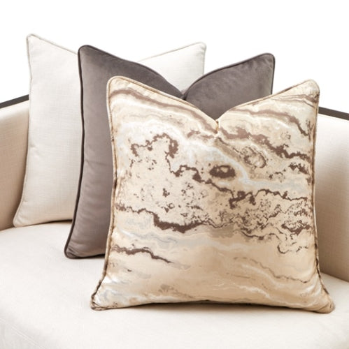 AICO Furniture Belmont Place Sofa in Espresso - Luxury Home Furniture (MI)