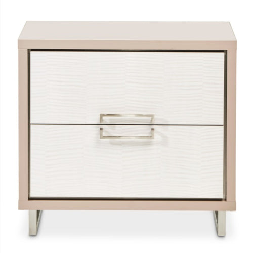 AICO Furniture Palm Gate Nightstand in Clay - Luxury Home Furniture (MI)