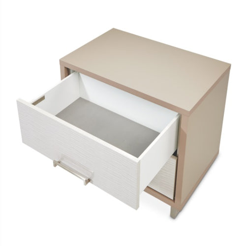 AICO Furniture Palm Gate Nightstand in Clay - Luxury Home Furniture (MI)