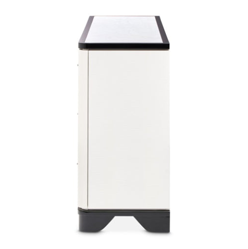 AICO Furniture Tuxedo Dresser in Piano Keyboard - Luxury Home Furniture (MI)