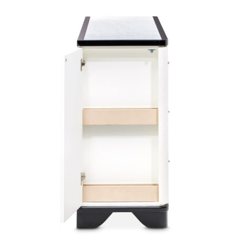AICO Furniture Tuxedo Dresser in Piano Keyboard - Luxury Home Furniture (MI)