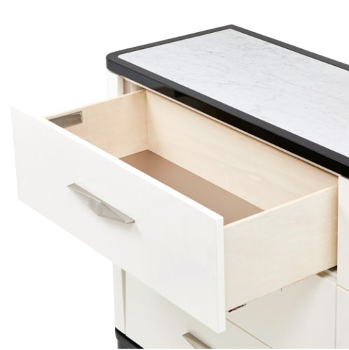 AICO Furniture Tuxedo Dresser in Piano Keyboard - Luxury Home Furniture (MI)