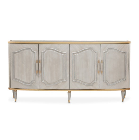 AICO Furniture St. Charles Sideboard in Dove Gray - Luxury Home Furniture (MI)