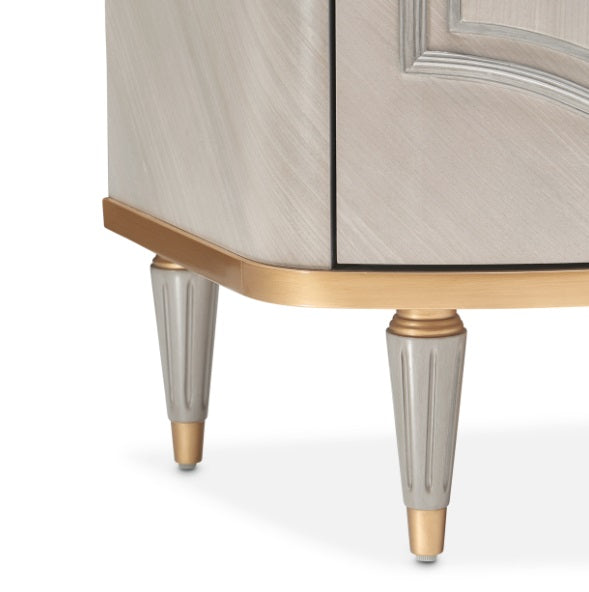AICO Furniture St. Charles Sideboard in Dove Gray - Luxury Home Furniture (MI)
