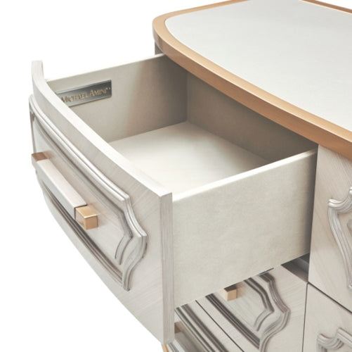 AICO Furniture St.Charles Dresser in Dove Gray - Luxury Home Furniture (MI)