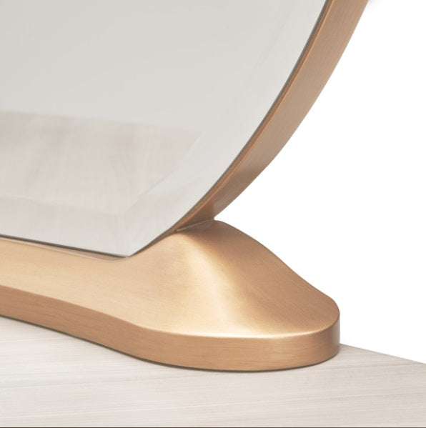 AICO Furniture St.Charles Vanity Mirror in Dove Gray - Luxury Home Furniture (MI)