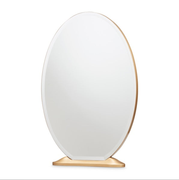 AICO Furniture St.Charles Vanity Mirror in Dove Gray - Luxury Home Furniture (MI)
