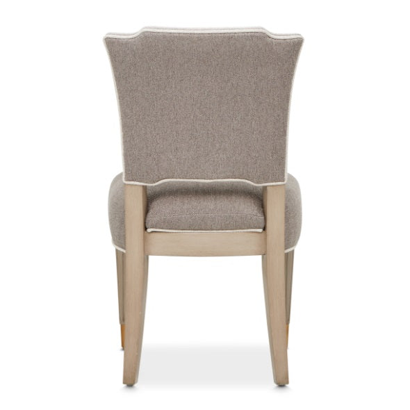 AICO Furniture St.Charles Vanity Chair in Dove Gray - Luxury Home Furniture (MI)