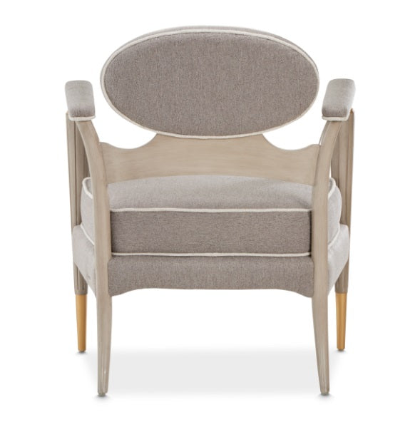 AICO Furniture St.Charles Accent Chair in Dove Gray - Luxury Home Furniture (MI)