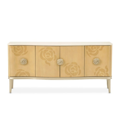 AICO Furniture Camellia Field Sideboard in Caramel - Luxury Home Furniture (MI)