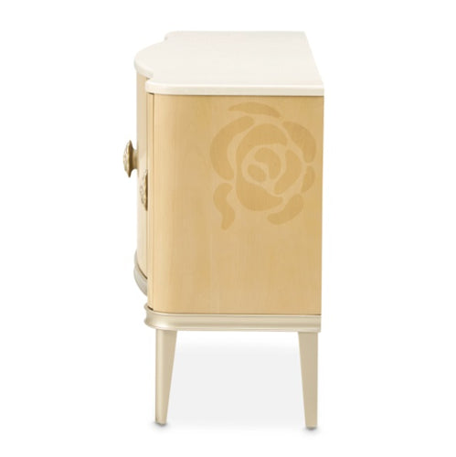 AICO Furniture Camellia Field Sideboard in Caramel - Luxury Home Furniture (MI)