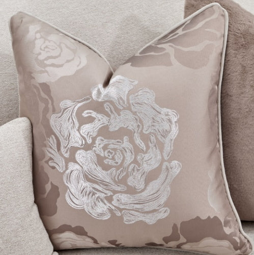 AICO Furniture Camellia Field Sofa in Warm Pecan - Luxury Home Furniture (MI)