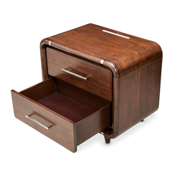 AICO Furniture Mason Park Nightstand in Umber - Luxury Home Furniture (MI)