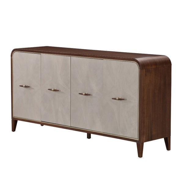 AICO Furniture Houston Sideboard in Walnut - Luxury Home Furniture (MI)