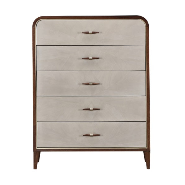 AICO Furniture Houston Chest in Walnut - Luxury Home Furniture (MI)