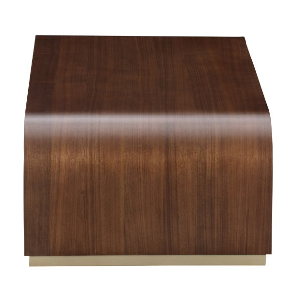 AICO Furniture Houston Cocktail Table in Walnut - Luxury Home Furniture (MI)