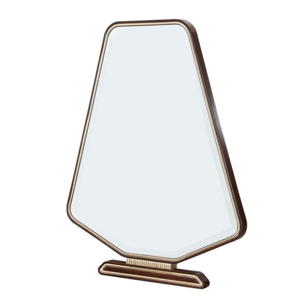 AICO Furniture Houston Vanity Mirror in Walnut - Luxury Home Furniture (MI)