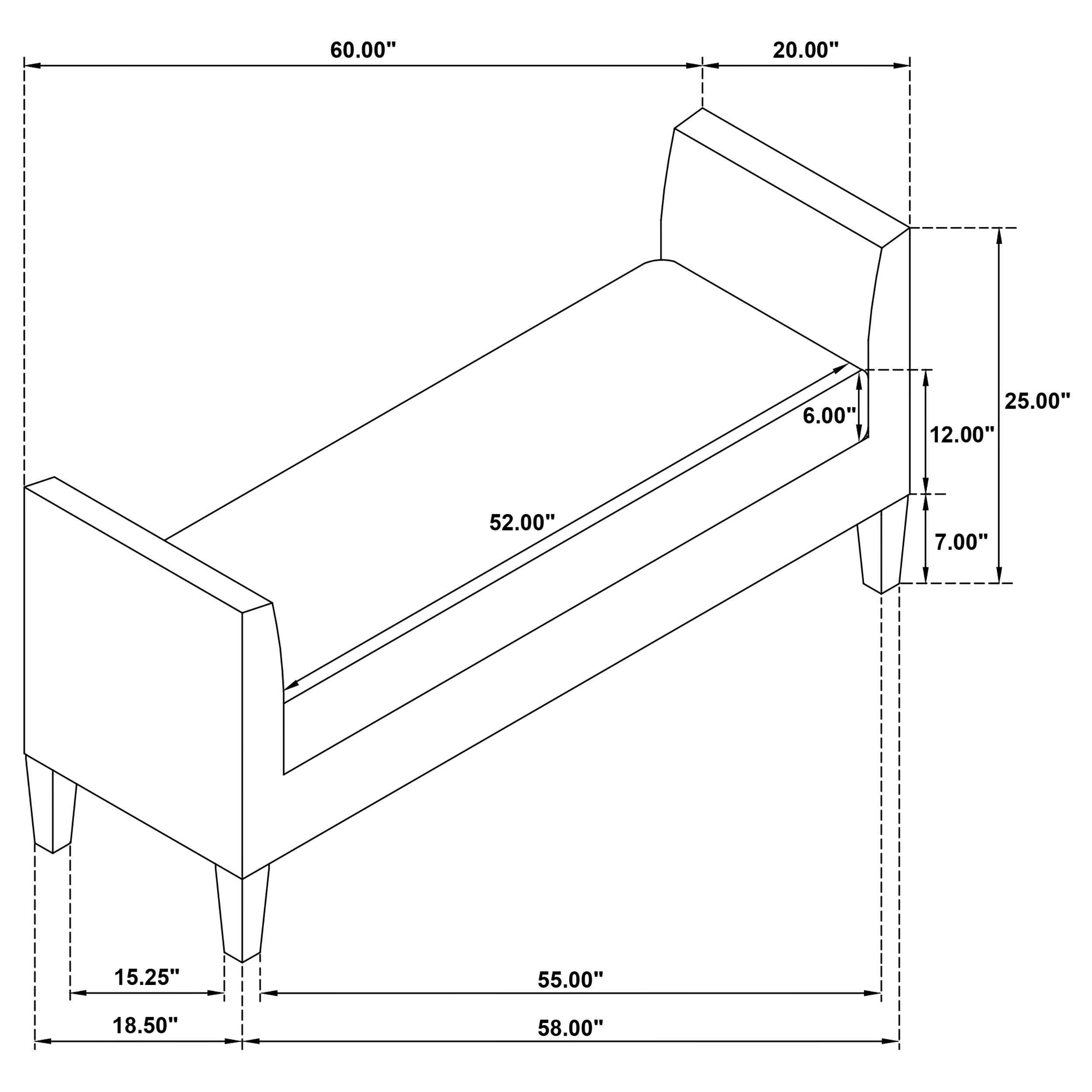 Rex Bench - Luxury Home Furniture (MI)