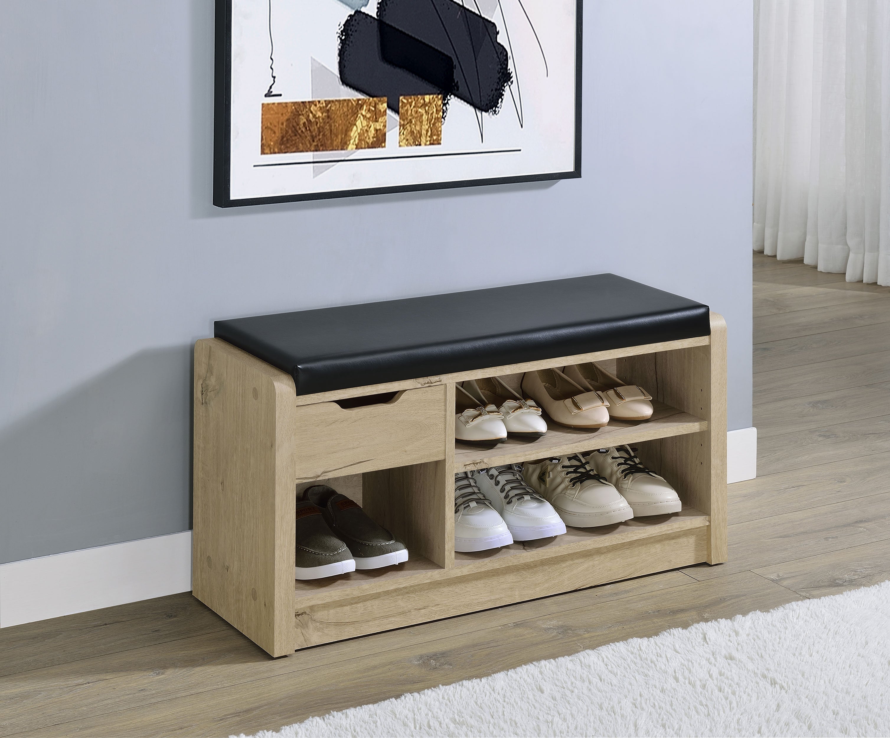 Arrington Shoe Cabinet - Luxury Home Furniture (MI)