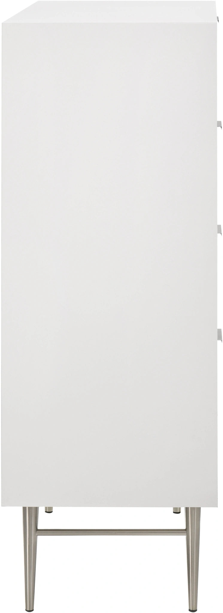 Modernist White Gloss Chest