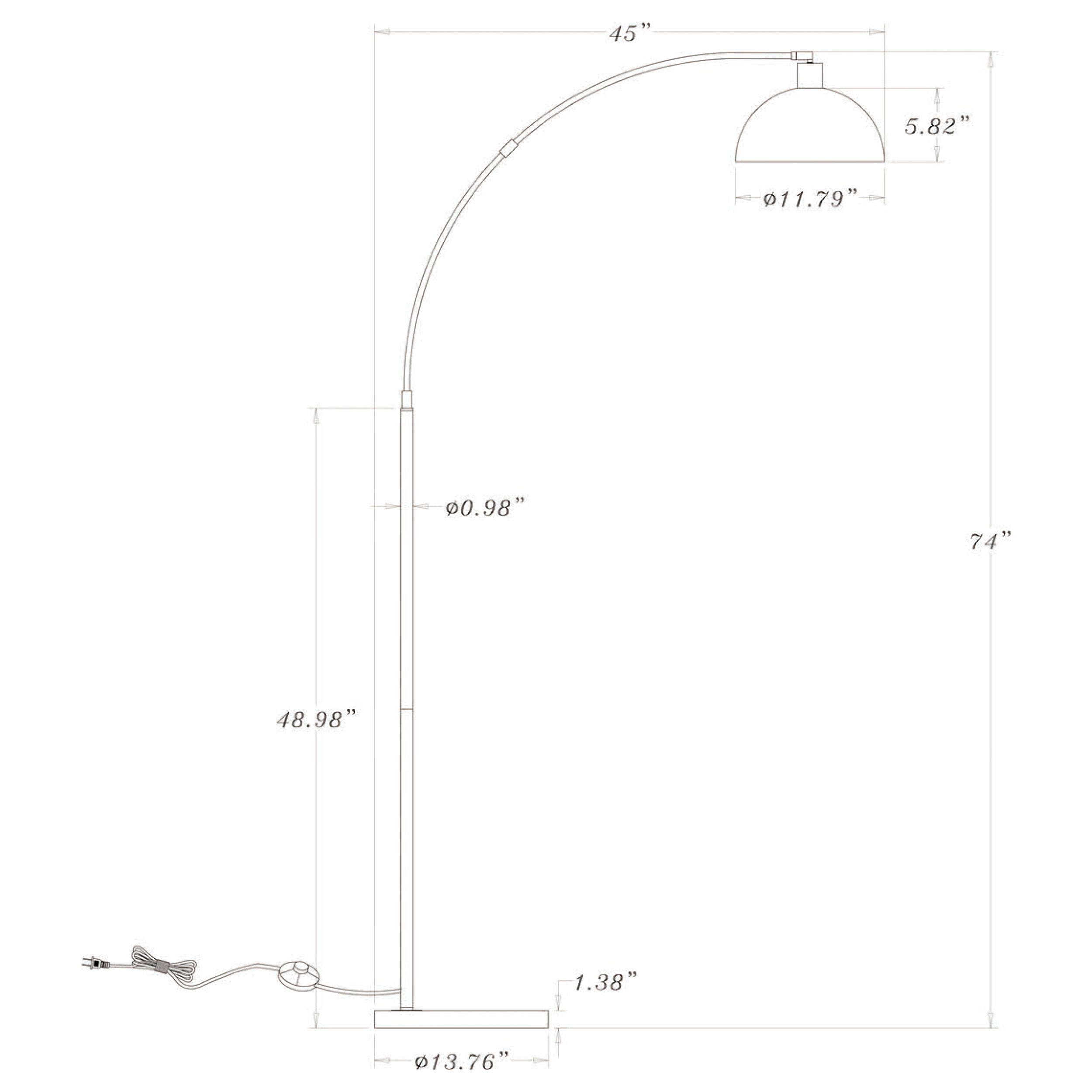 Gloria Floor Lamp - Luxury Home Furniture (MI)