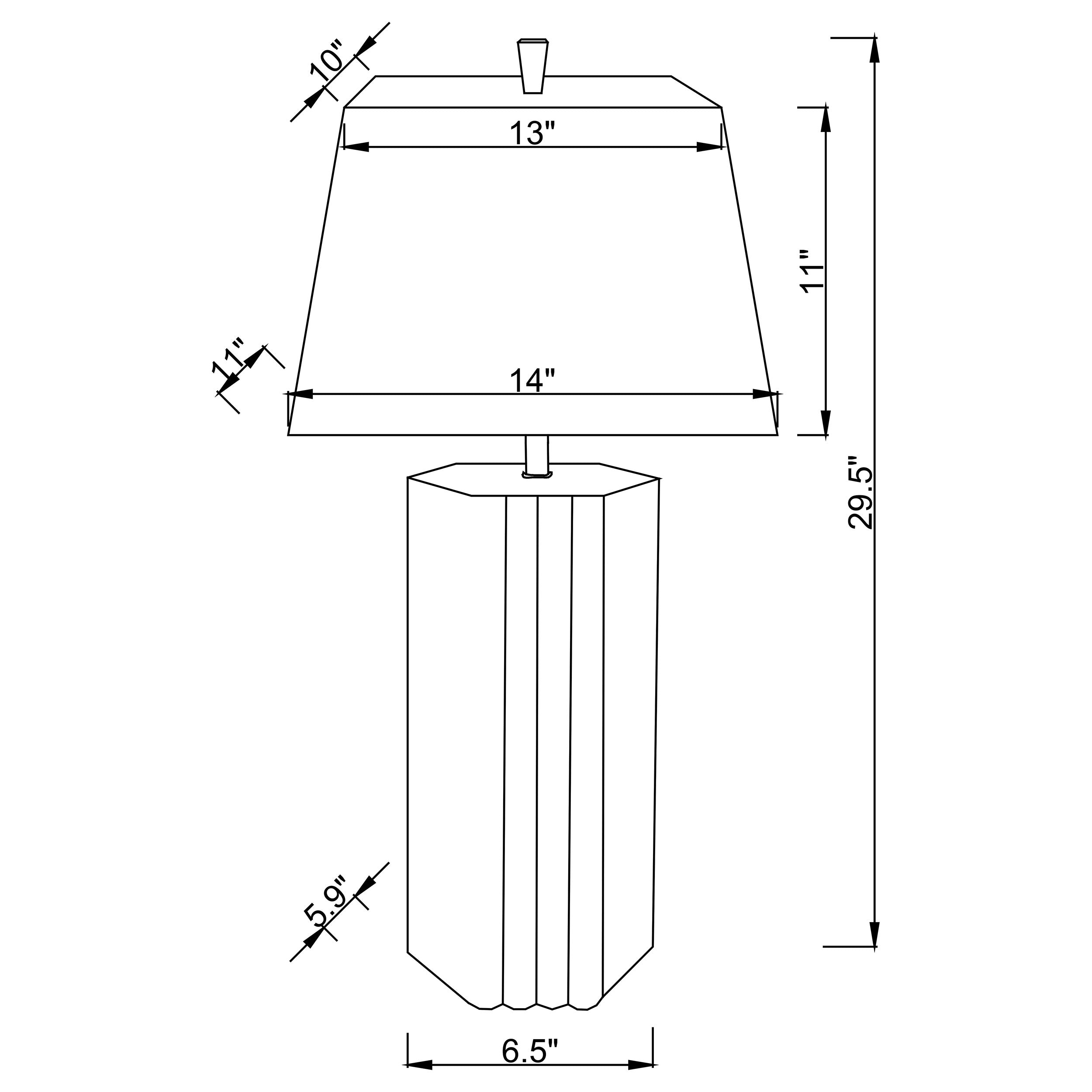 Elena Table Lamp - Luxury Home Furniture (MI)