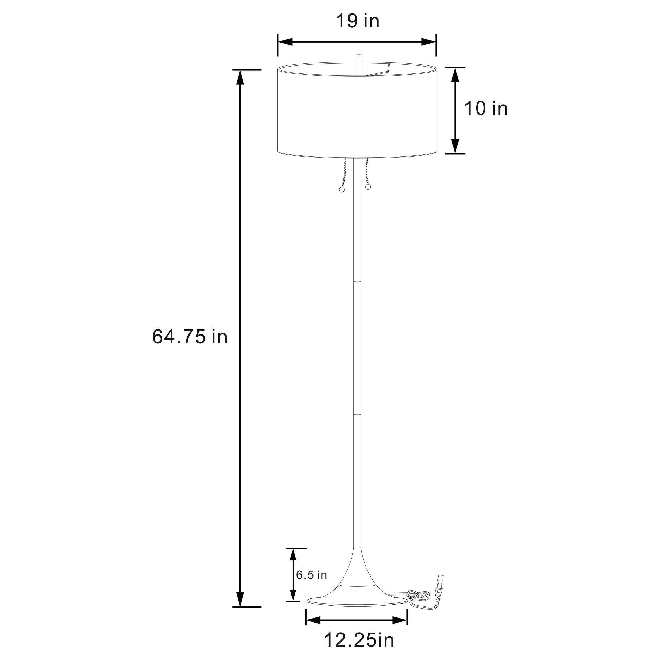 Elmira Floor Lamp - Luxury Home Furniture (MI)
