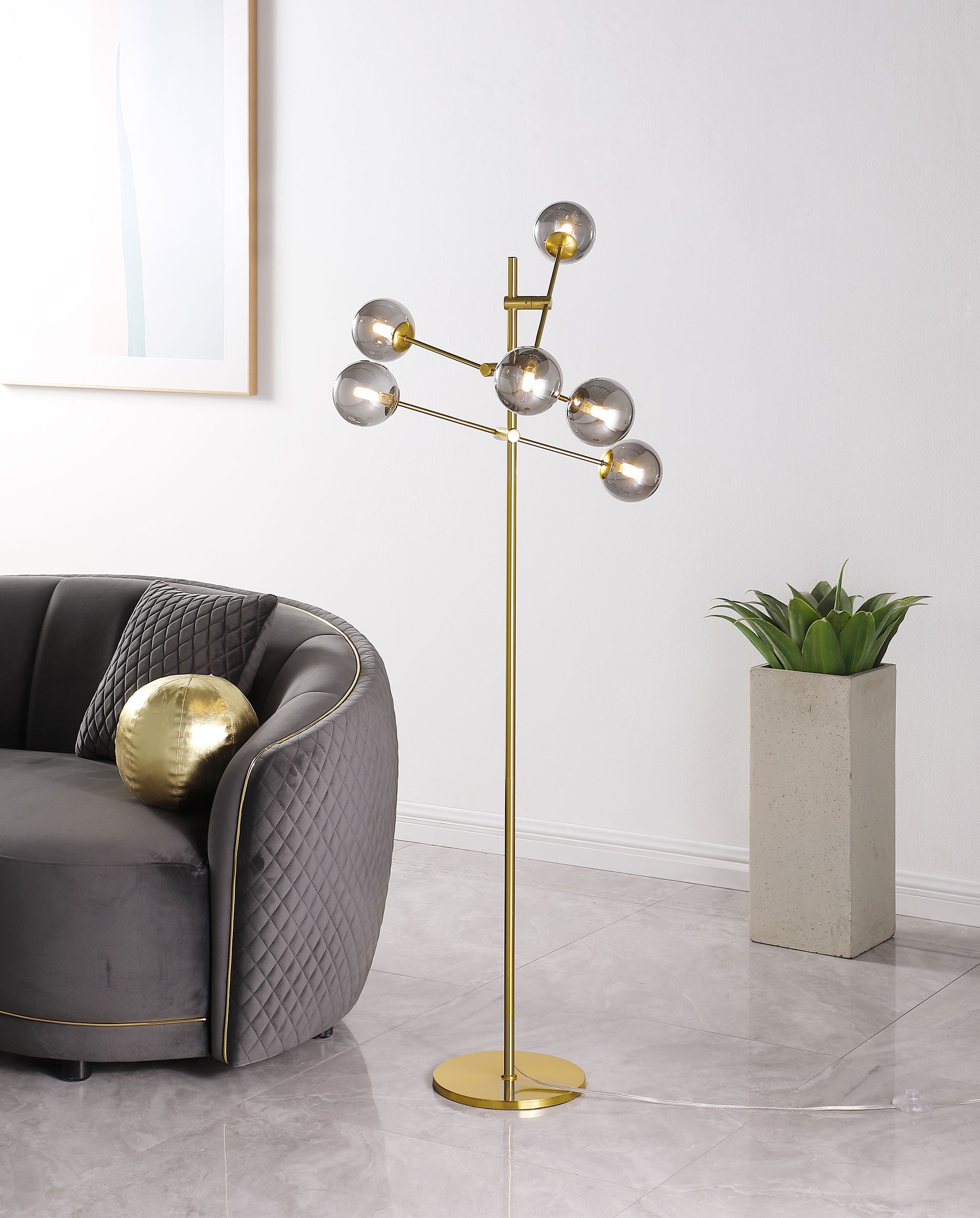 Exline Floor Lamp - Luxury Home Furniture (MI)