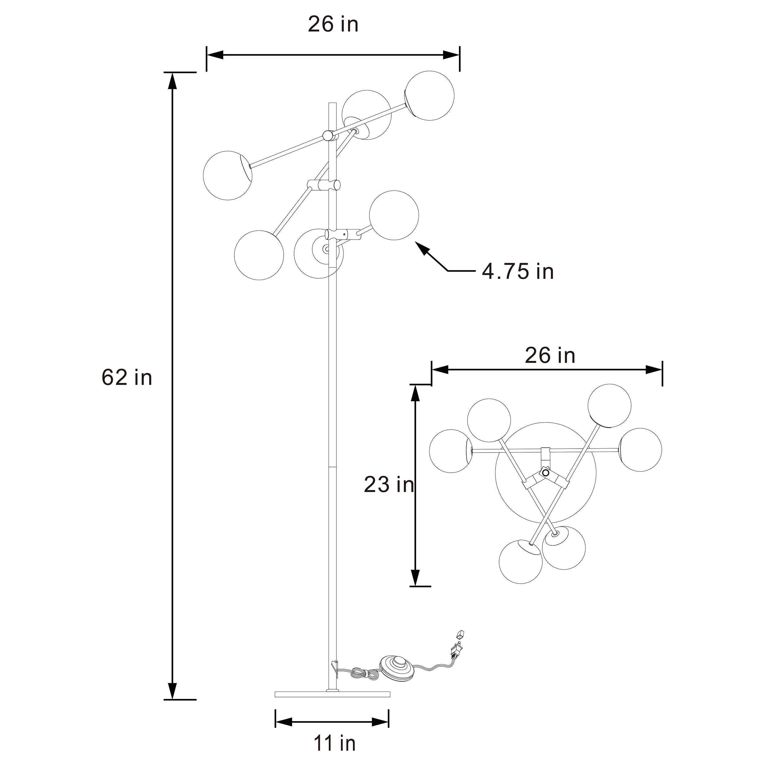 Exline Floor Lamp - Luxury Home Furniture (MI)