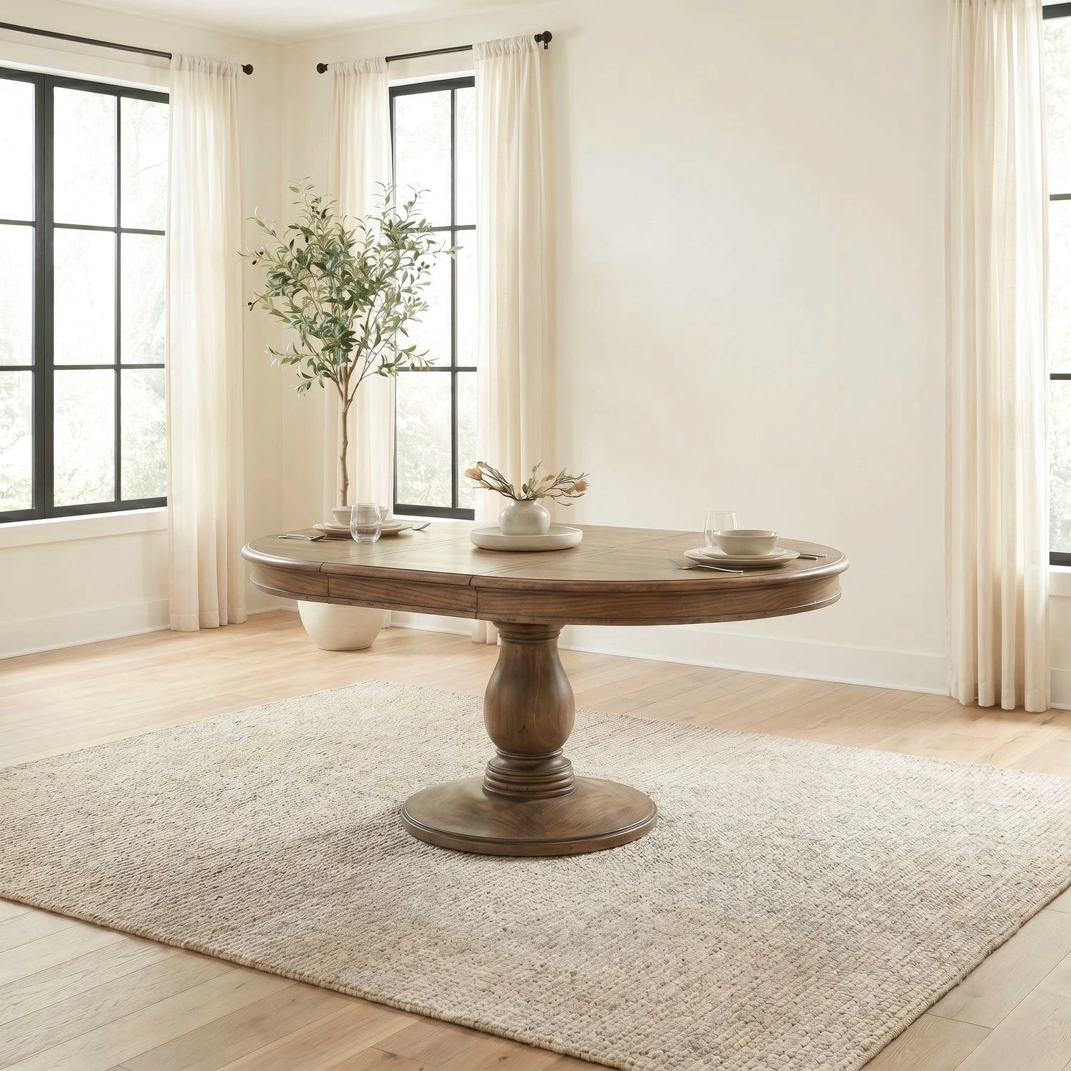 Homestead Haven Pedestal Table Set image
