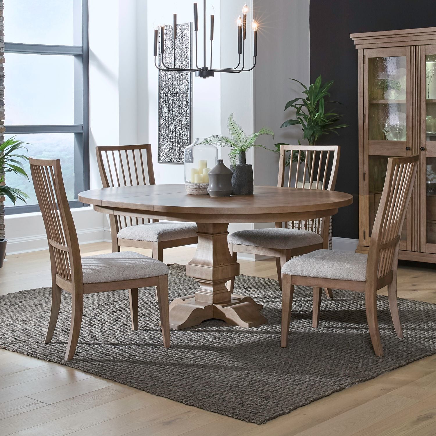 Haven Hills 5 Piece Pedestal Table Set image