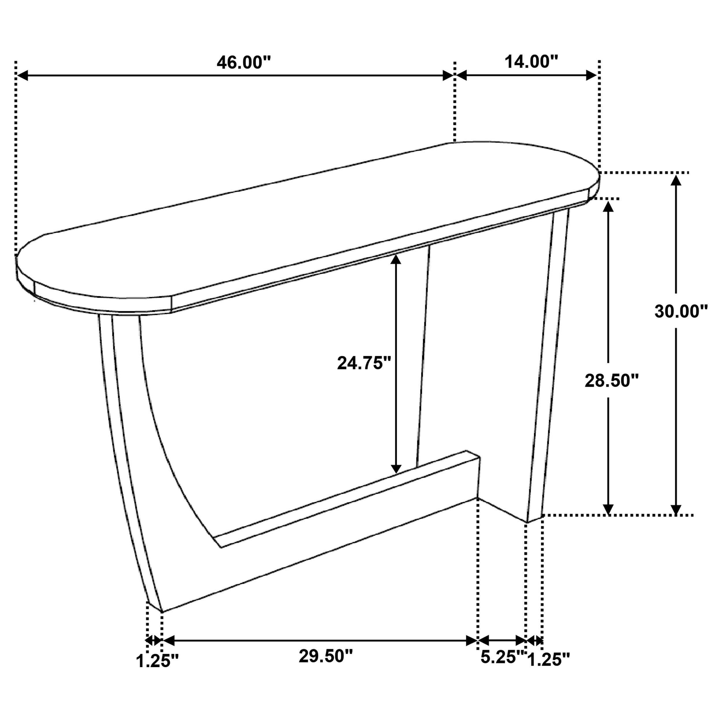Fletcher Console Table - Luxury Home Furniture (MI)