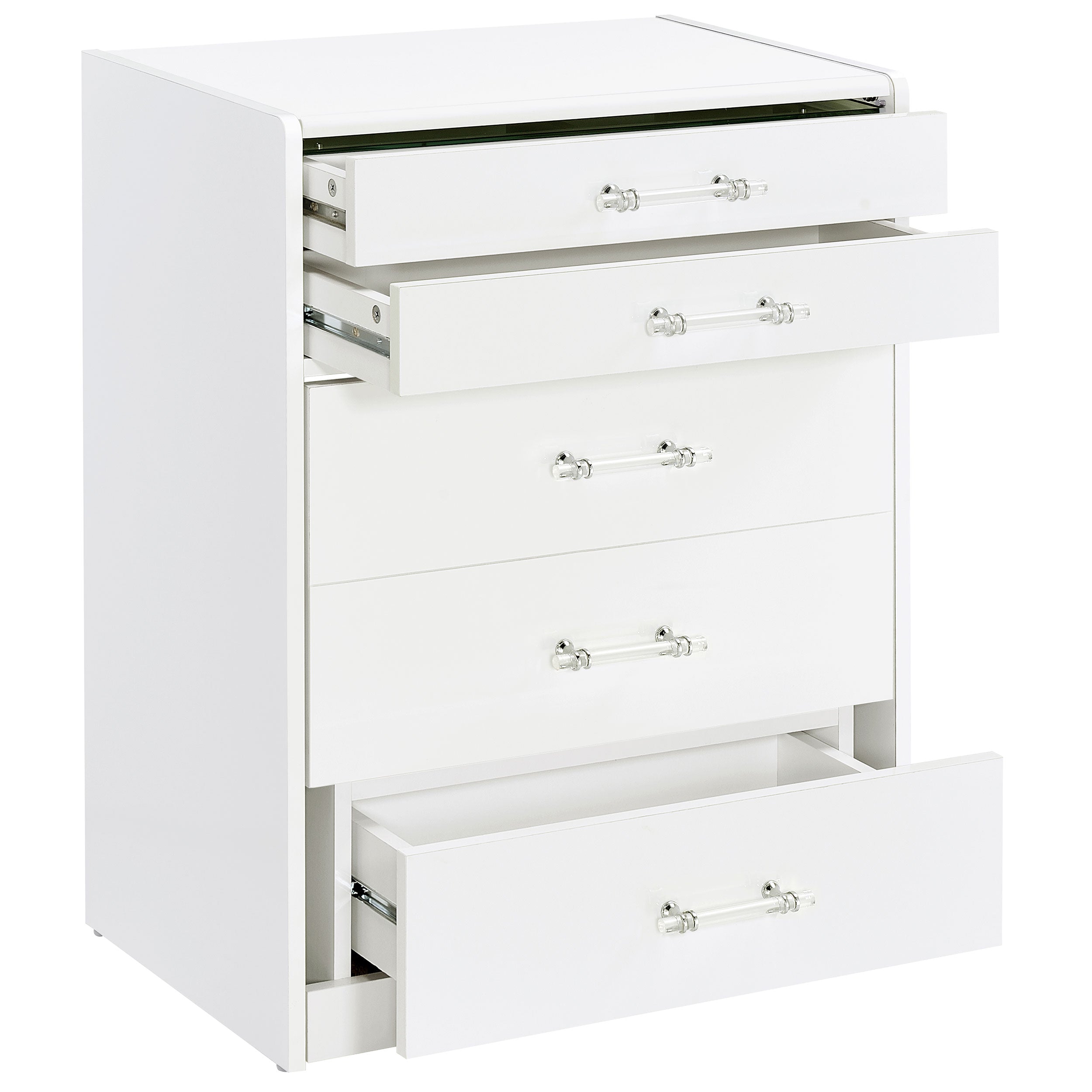 Danbury Makeup Vanity Table with LED Mirror and Stool - Luxury Home Furniture (MI)