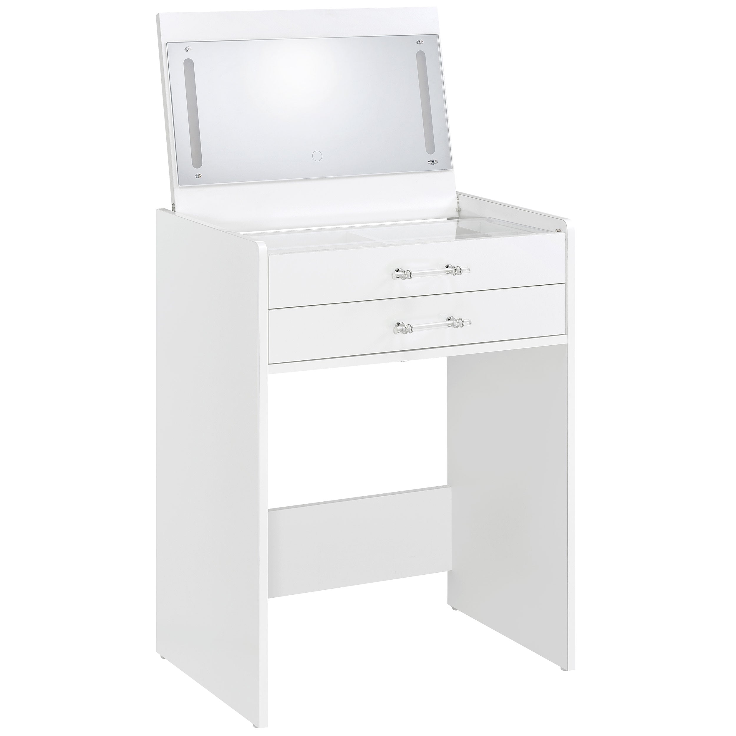 Danbury Makeup Vanity Table with LED Mirror and Stool - Luxury Home Furniture (MI)